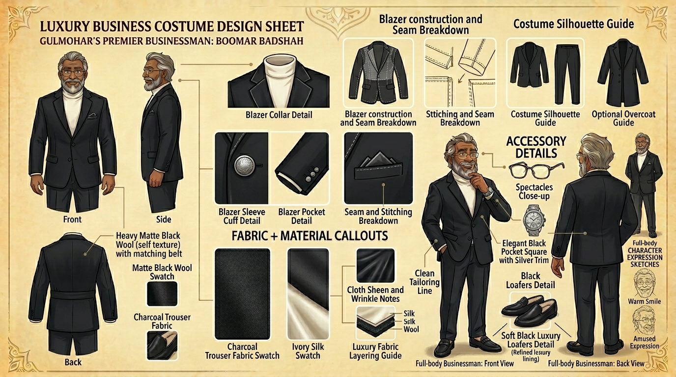 Costume material references