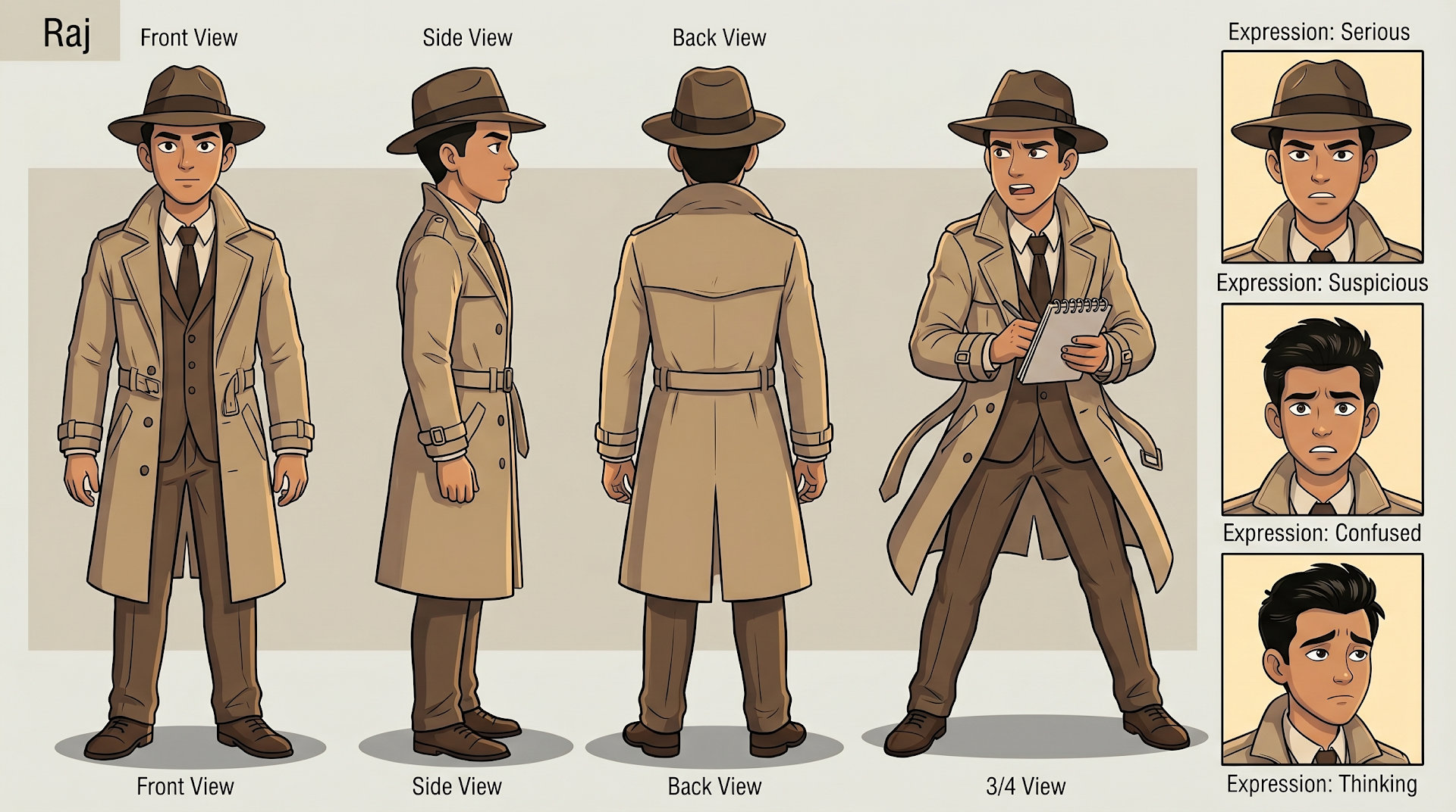 Secondary character sheet